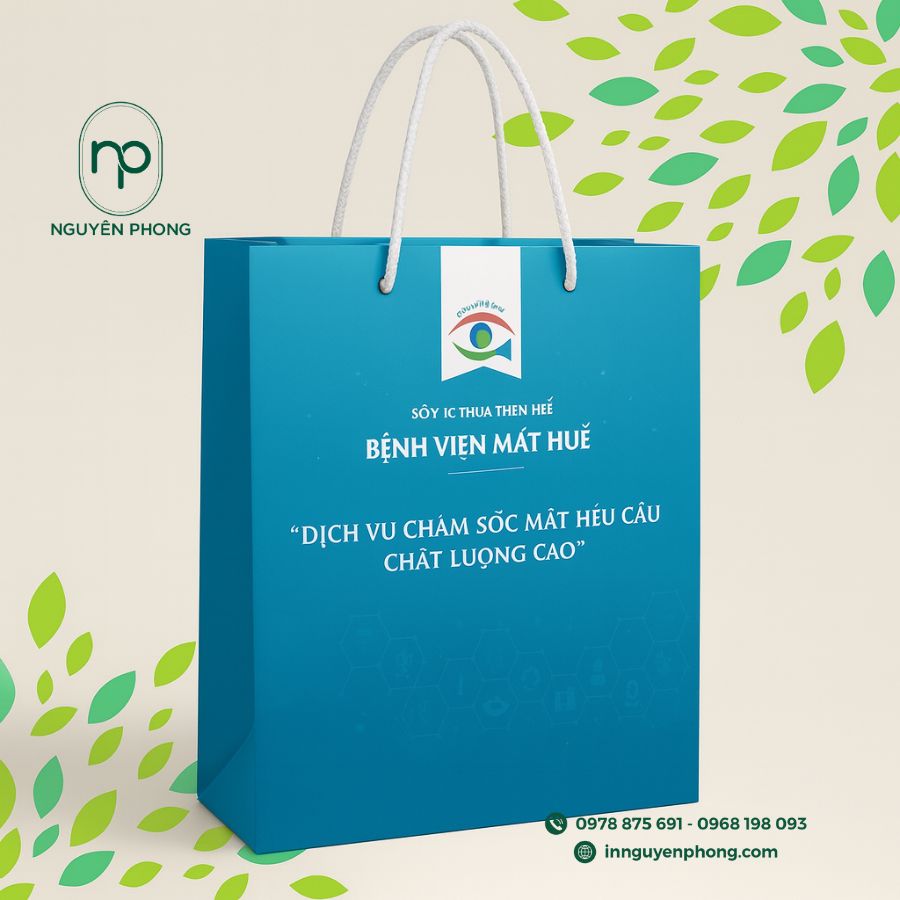 In túi giấy bệnh viện,phòng khám